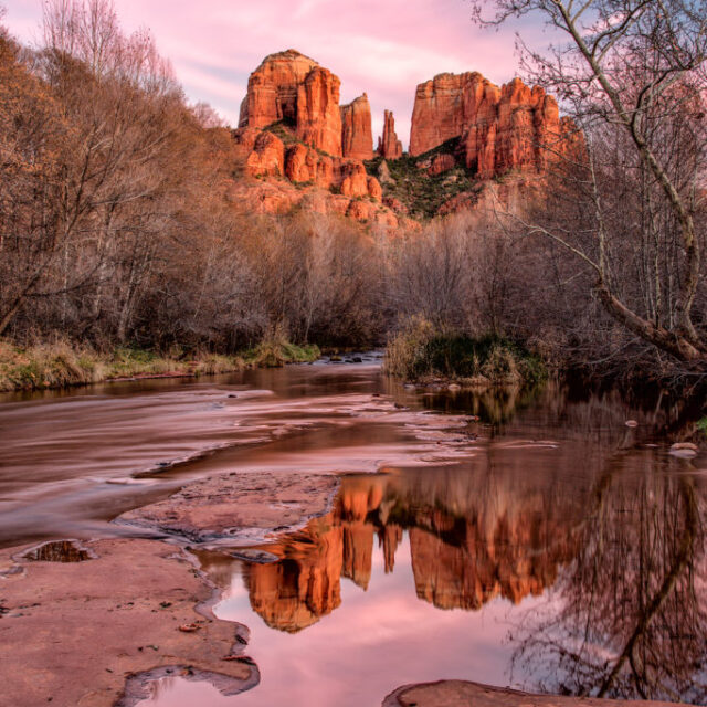 Cathedral Rock Sunset by Elaine Belvin