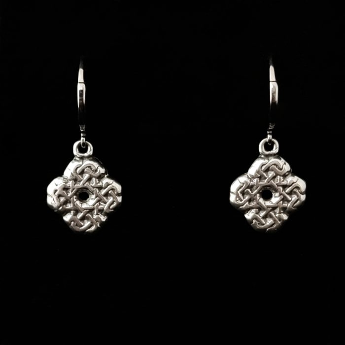 Celtic Square Cross Earrings by McKeown 113690