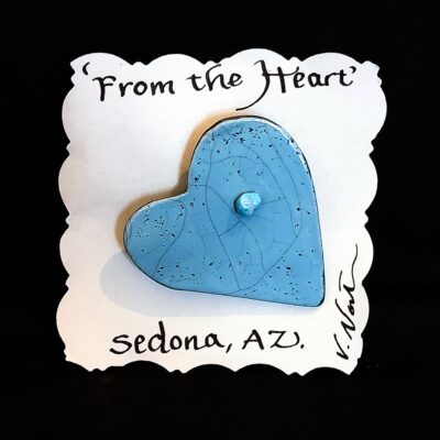 From the Heart Ceramic Pins by V Norton