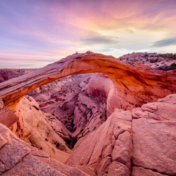 Blue Hour at Eggshell Arch by Elaine Belvin