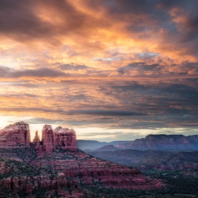 Cathedral Sunset by Elaine Belvin