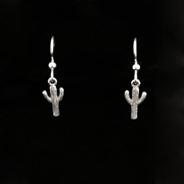 Silver Saguaro Earrings by Susan Herman and Paul Kaiser