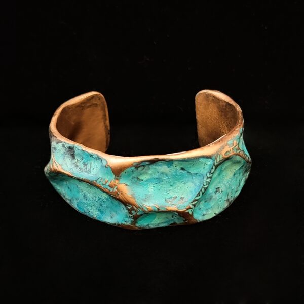 Large Copper Cuff by Chikako Myers