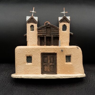 Santuario de Chimayo Ornament by P Ron Schneider