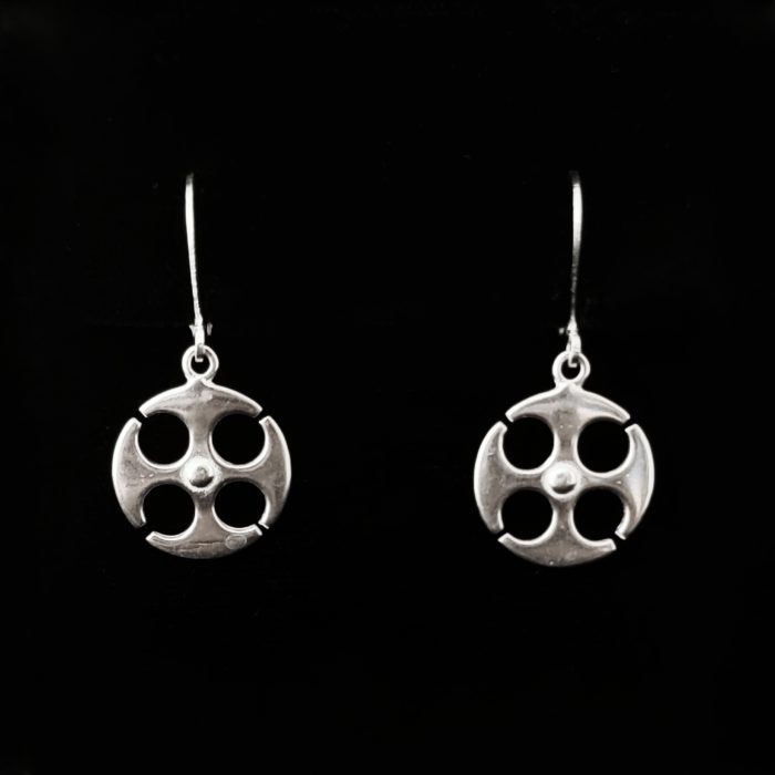 Whithorn Cross Earrings by McKeown 1160