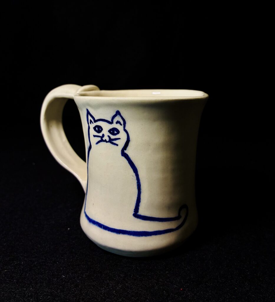 Cat Mug by V Norton