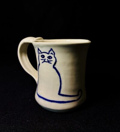 Cat Mug by V Norton