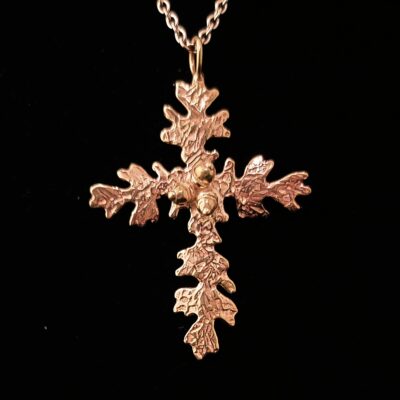 Sedona Cross Bronze with Chain by McKeown 7073