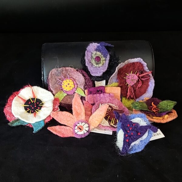 Felted Wool Pin by Joan Roberts