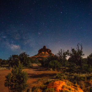 Bell Rock Starry Night by Kelli Klymenko