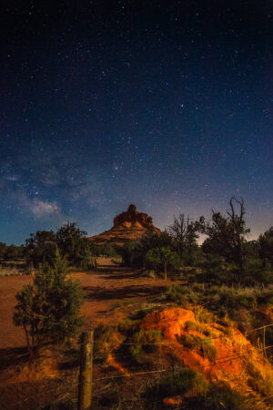 Bell Rock Starry Night by Kelli Klymenko