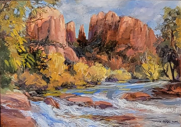 Cathedral Rock Waters by Betty Carr