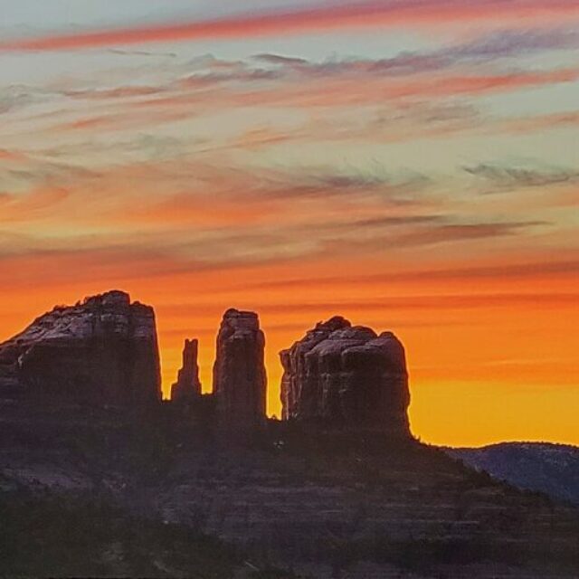 Cathedral Silhouette by Elaine Belvin