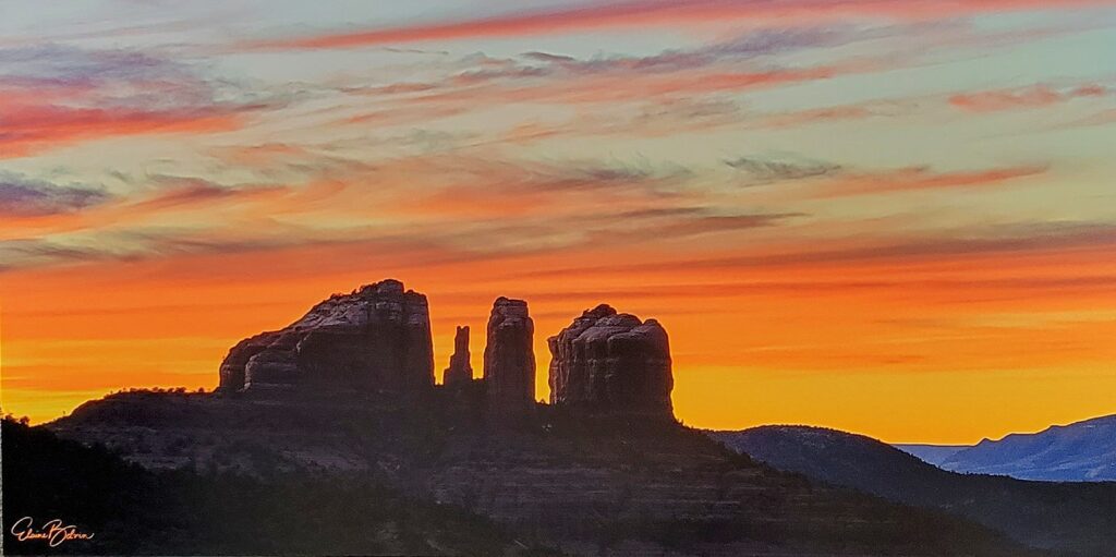 Cathedral Silhouette by Elaine Belvin