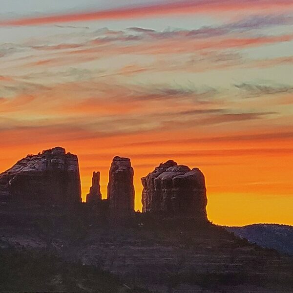 Cathedral Silhouette by Elaine Belvin