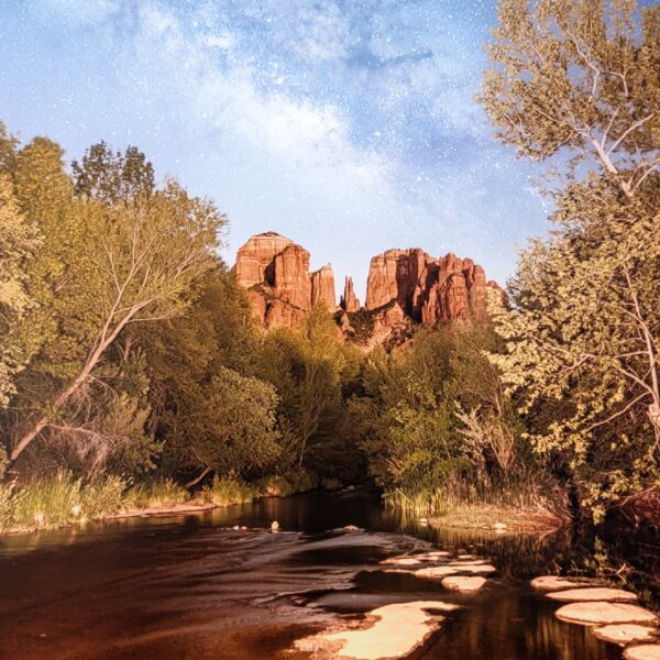 Cathedral Rock Nightscape by Bill Belvin