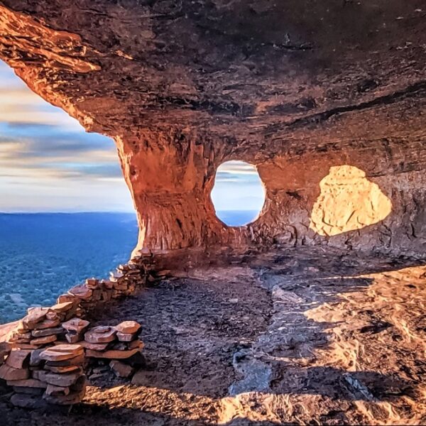 Shaman’s Cave at Dawn by Bill Belvin