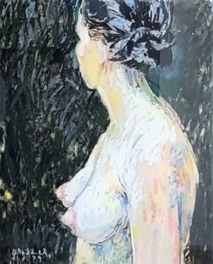 Woman Against Black by John Henry Waddell