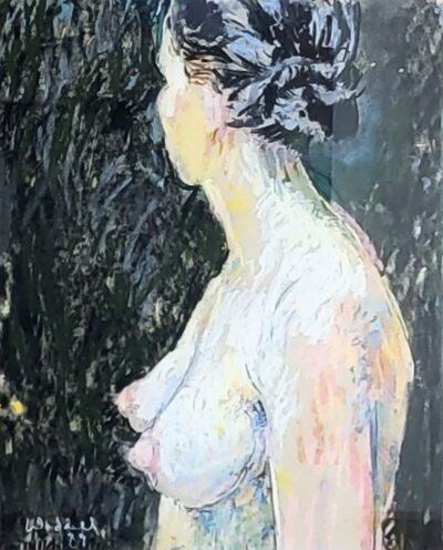 Woman Against Black by John Henry Waddell