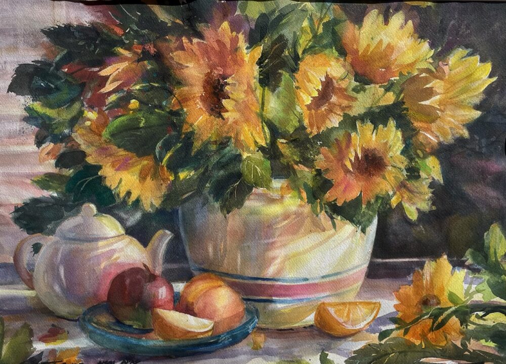 B.Carr-sunflowers-wc