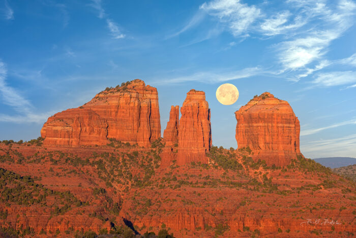 Cathedral Supermoon by Bill Belvin