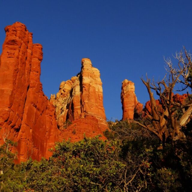 Glowing Red Rocks by Iris Yang