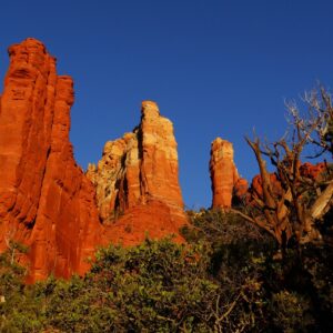 Glowing Red Rocks by Iris Yang