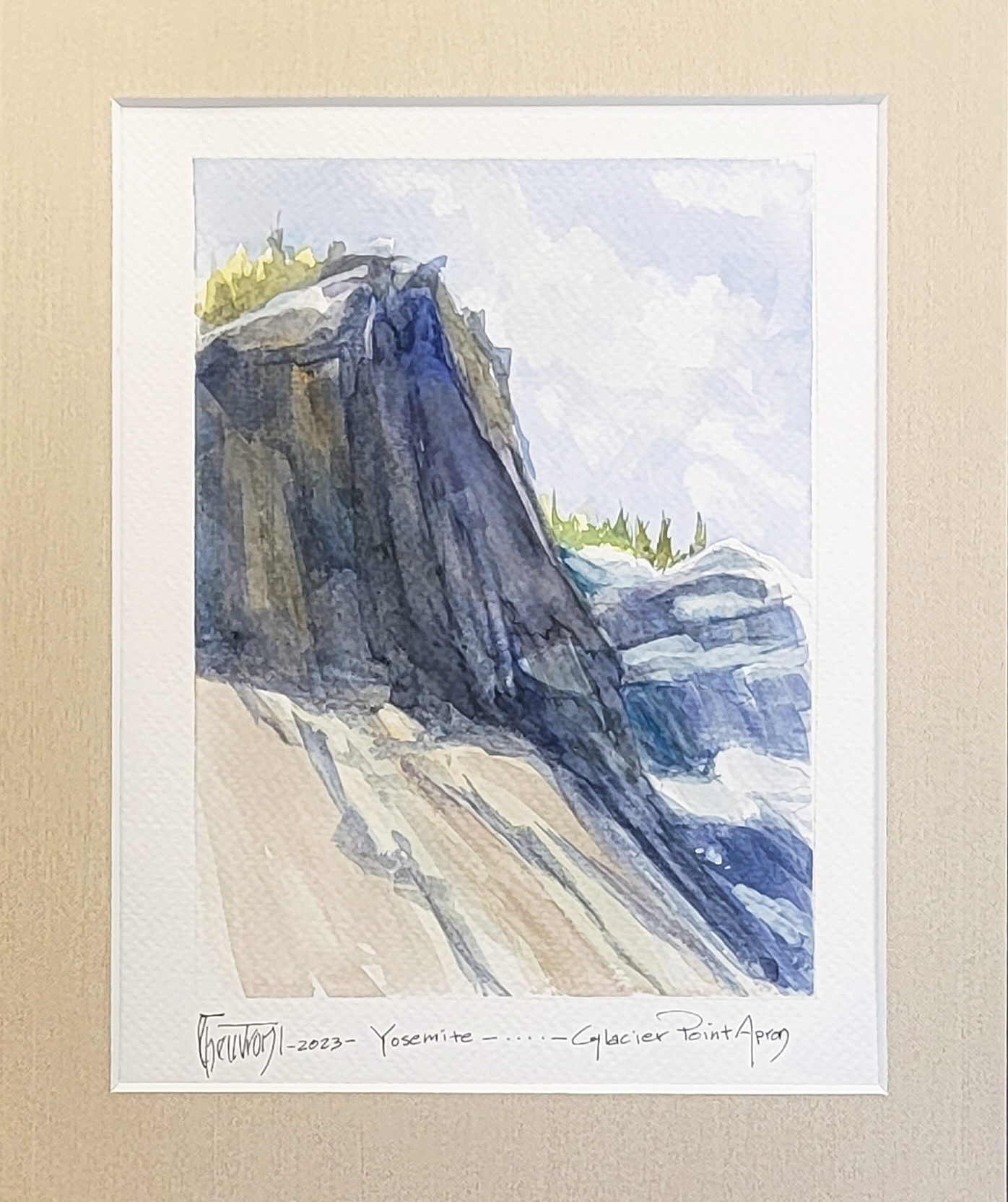 Glacier Point Apron By Casey Cheuvront Sedona Arts Center