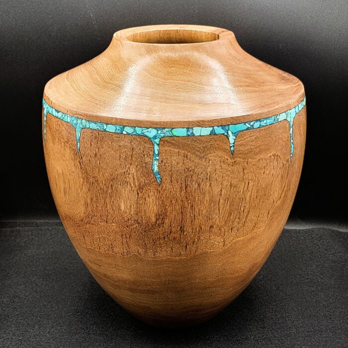 Mesquite with Turquoise Vase by Barry Richardson