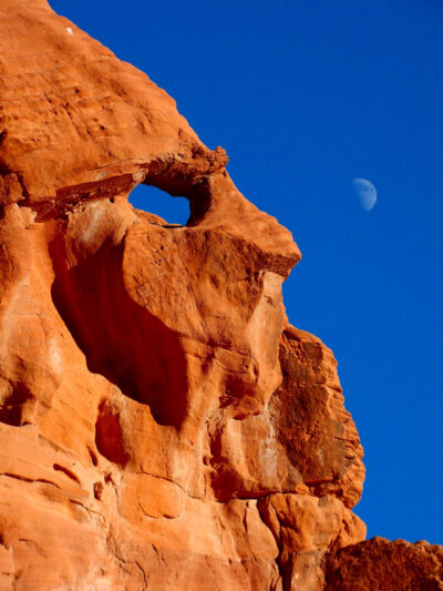 Old Man and the Moon by Iris Yang