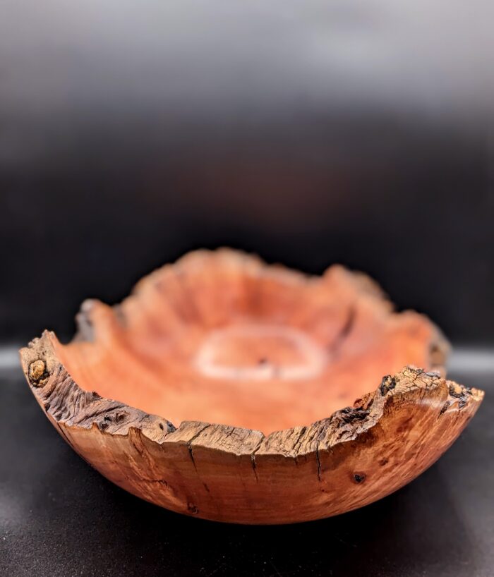 African Sumac Natural Edge Bowl by Barry Richardson