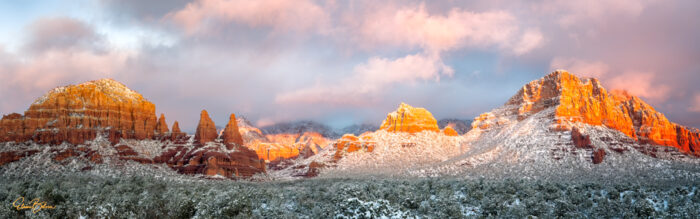 Sedona Snowscape by Elaine Belvin