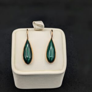 Malachite Earrings by Robin Hanna RH015