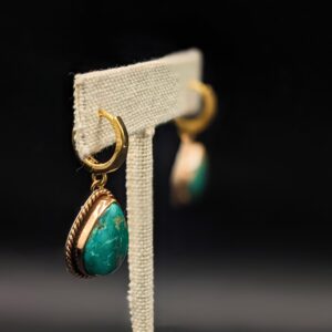 Emerald Valley Turquoise Earrings by Robin Hanna RH024