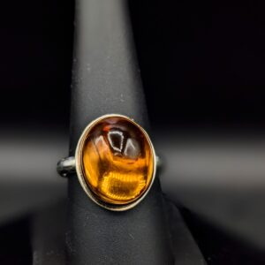 Oval Citrine Ring by Robin Hanna RH031