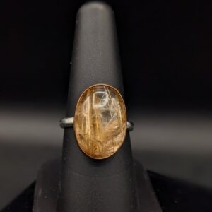 Rutile Quartz Ring by Robin Hanna RH032