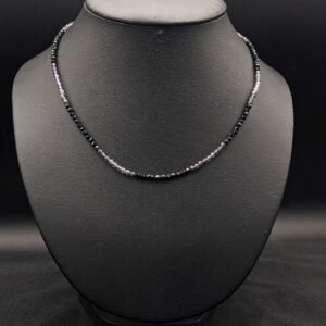 Iolite and Sapphire Beaded Necklace by Robin Hanna RH049