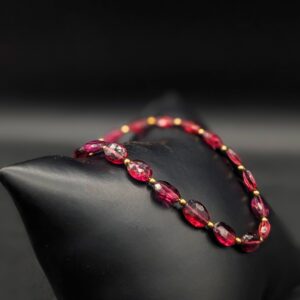 Garnet Beaded Bracelet by Robin Hanna RH054