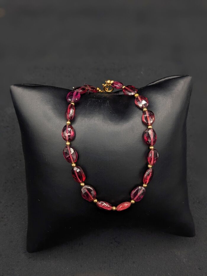 Garnet Beaded Bracelet by Robin Hanna RH054 - Image 2