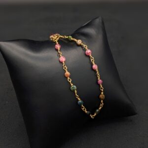 Tourmaline Linked Bracelet by Robin Hanna RH056