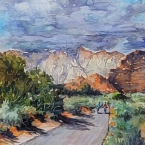 Cycling Snow Canyon by Mike Trulson