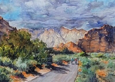 Cycling Snow Canyon by Mike Trulson