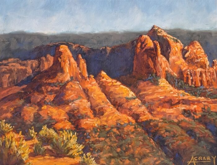 Red Rock Evening by Alison Crary