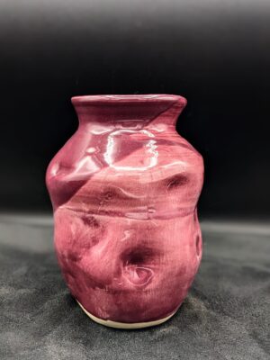 Purple Crazy Vase by V. Norton