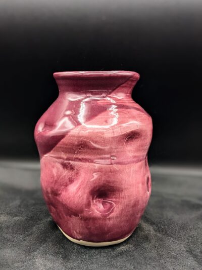 Purple Crazy Vase by V. Norton