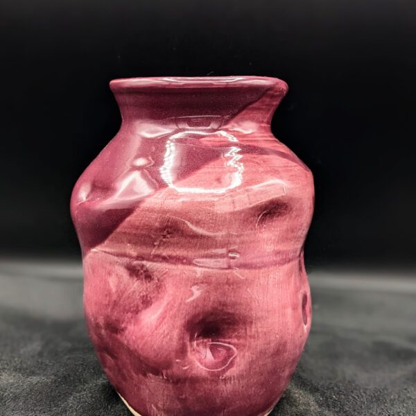 Purple Crazy Vase by V. Norton