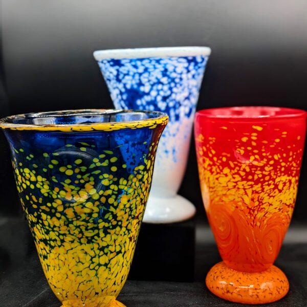 Assorted Footed Vases by George Averbeck