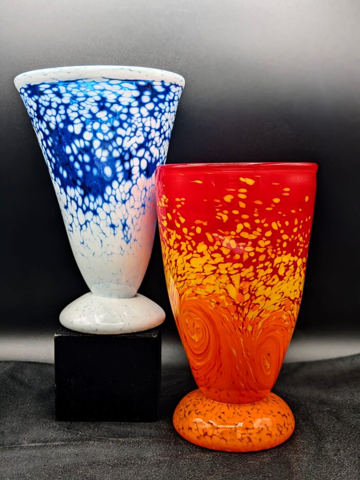 Assorted Footed Vases by George Averbeck - Image 3