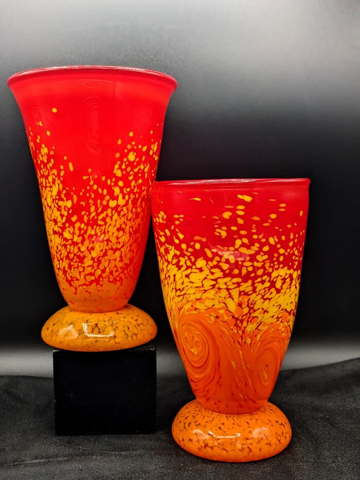 Assorted Footed Vases by George Averbeck - Image 2