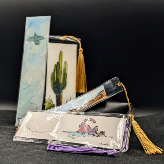 Hand Painted Bookmark by Casey Cheuvront